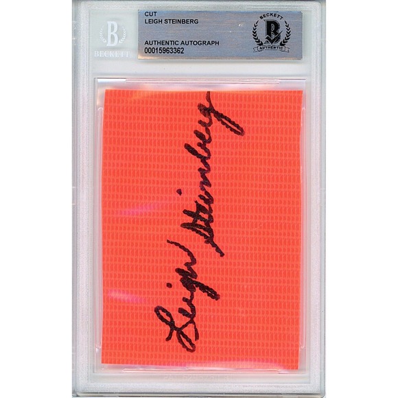 Leigh Steinberg Autographed Football Pylon Famous Sports Agent Beckett Authentic - Picture 2 of 5